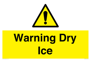 Warning Dry Ice